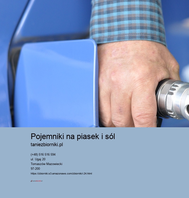 Pojemniki na piasek i sól